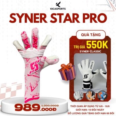 Găng Syner Star Pro Contact Hồng