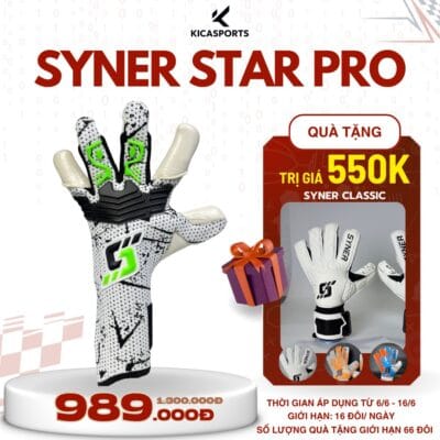 Găng Syner Star Pro Contact Xanh Lá