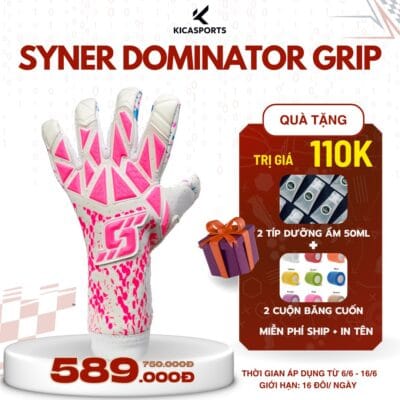 Găng Syner Dominator Grip Hồng