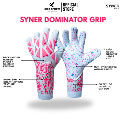 Găng Syner Dominator Grip Hồng