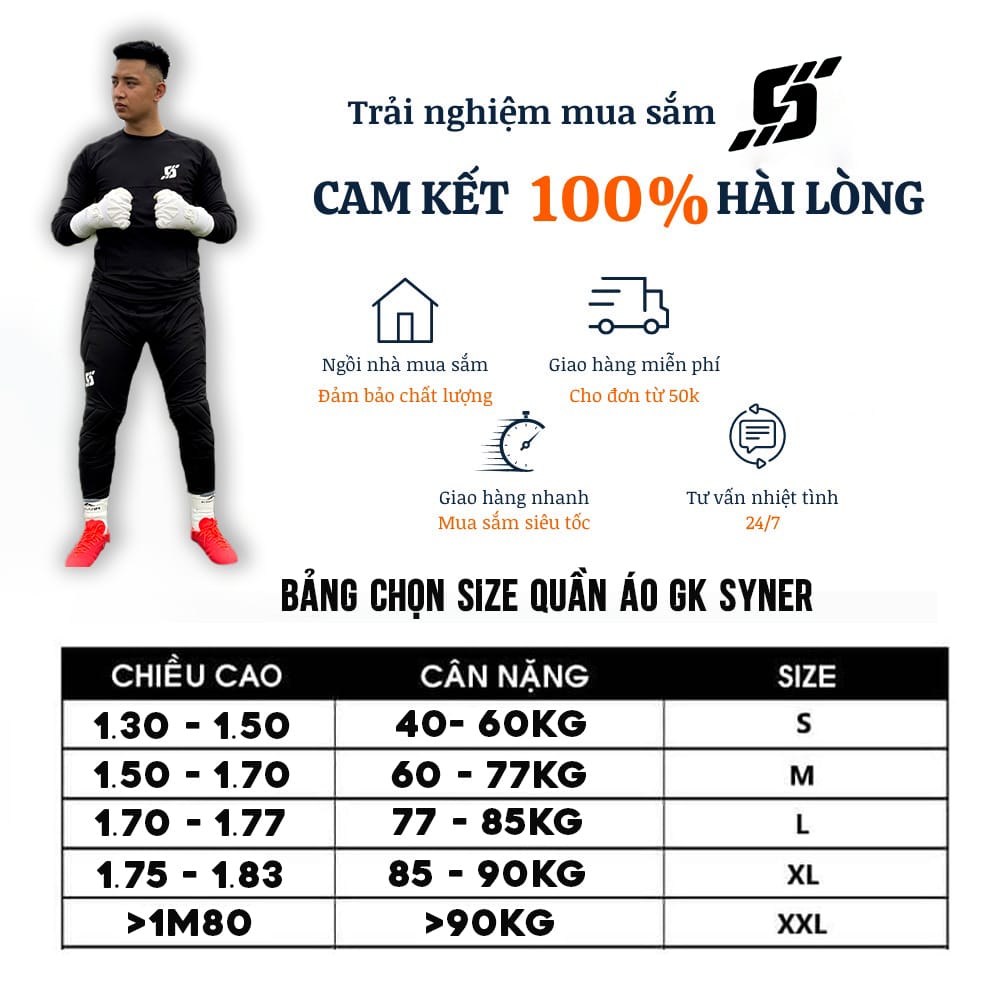 Áo Đệm thủ môn dài tay Syner